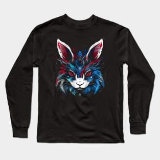 Patriotic Arctic Hare Long Sleeve T-Shirt